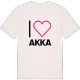 Jag älskar Akka t-shirt stort tryck