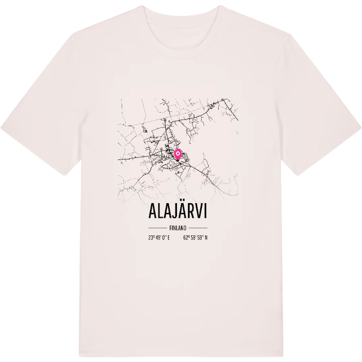 Alajärvi karta t-shirt – t-shirt från PinShirt