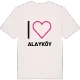 Jag älskar Alayköy t-shirt stort tryck