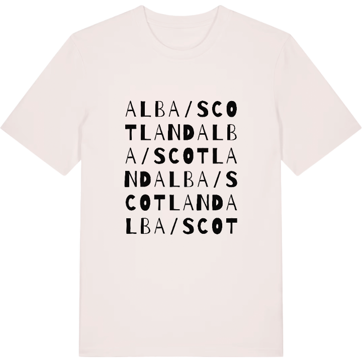 Alba / Scotland ordlek t-shirt – t-shirt från PinShirt