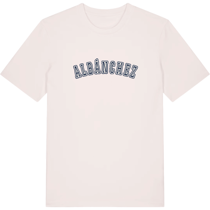 Albánchez college t-shirt – t-shirt från PinShirt