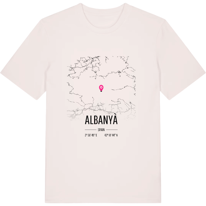 Albanyà karta t-shirt – t-shirt från PinShirt