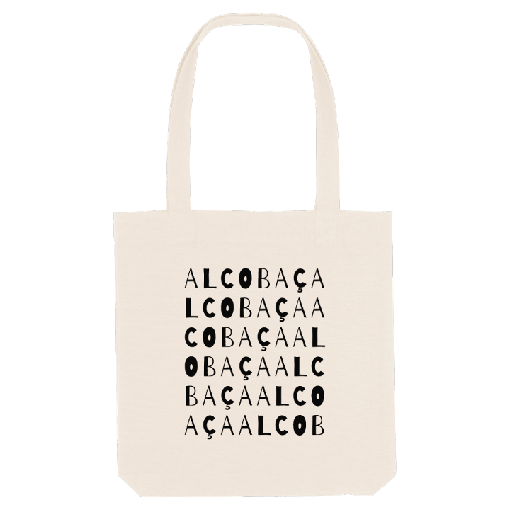 Alcobaça ordlek tygkasse – tygkasse från PinShirt