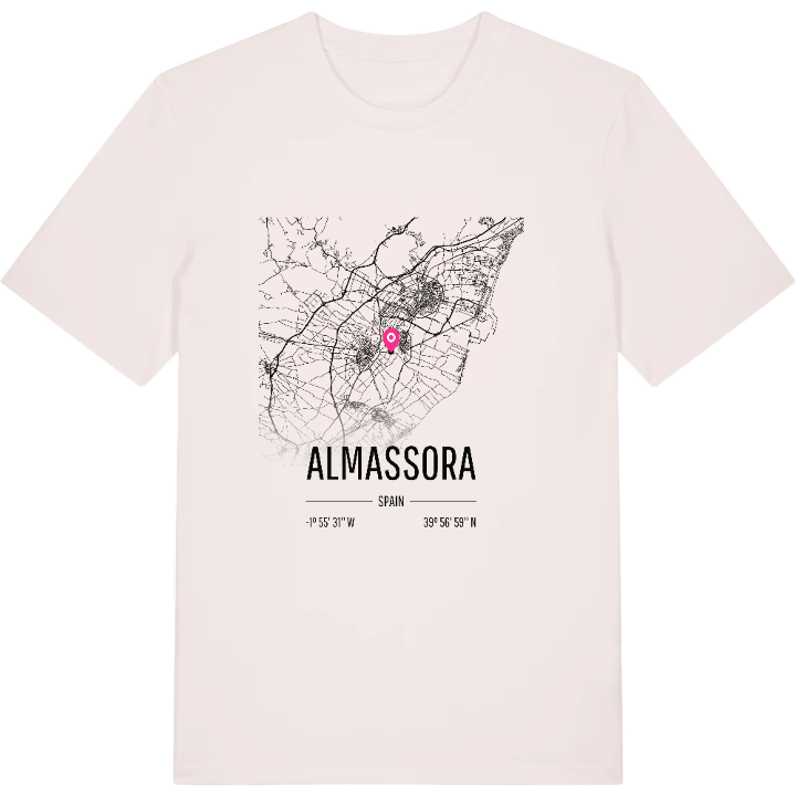 Almassora karta t-shirt – t-shirt från PinShirt
