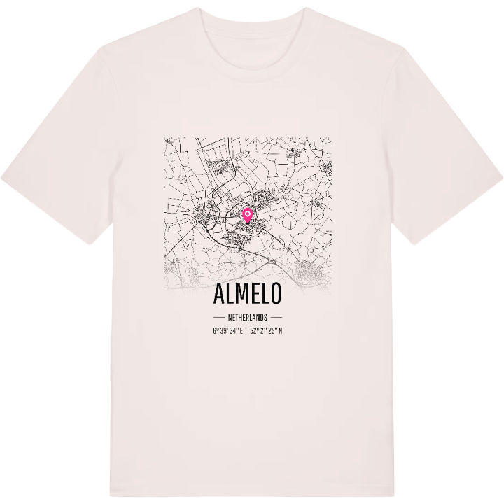 Almelo karta t-shirt – t-shirt från PinShirt