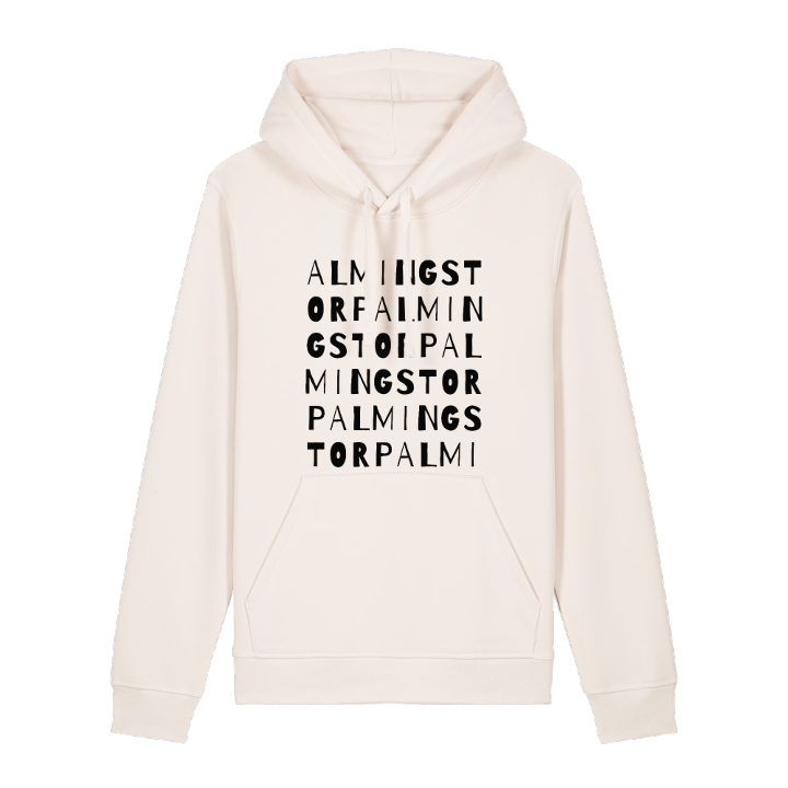 Almingstorp ordlek hoodie – hoodie från PinShirt