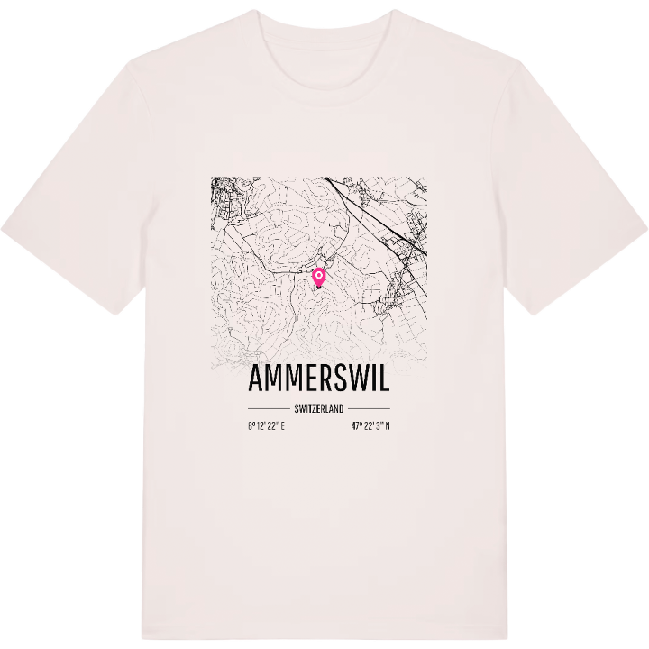 Ammerswil karta t-shirt – t-shirt från PinShirt