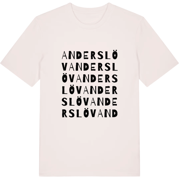 Anderslöv ordlek t-shirt – t-shirt från PinShirt