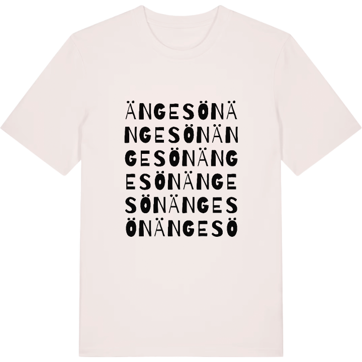 Ängesön ordlek t-shirt – t-shirt från PinShirt