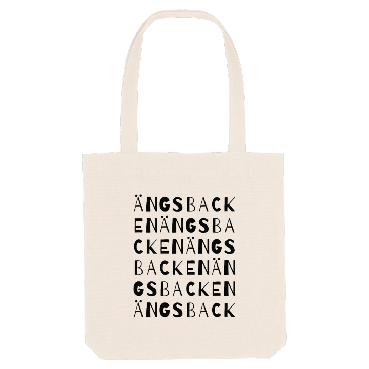 Ängsbacken ordlek tygkasse – tygkasse från PinShirt