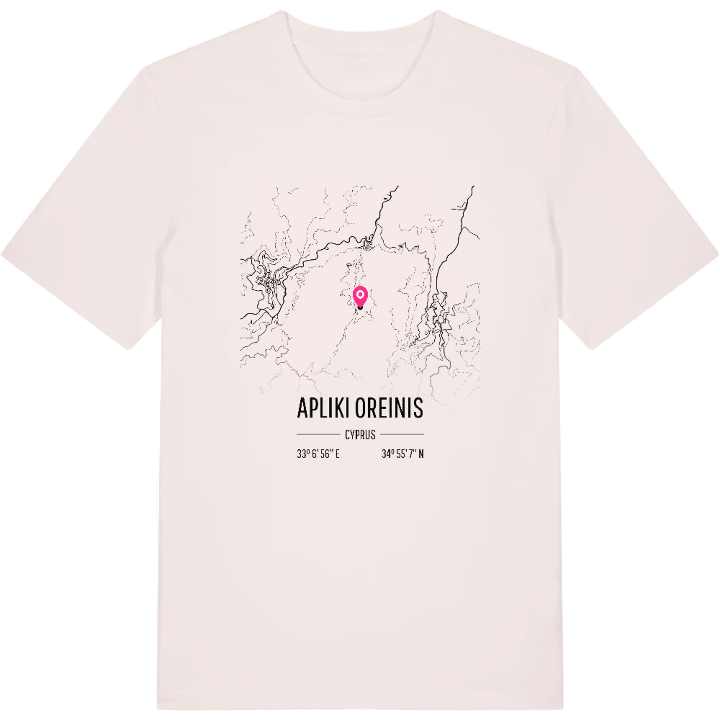 Apliki Oreinis karta t-shirt – t-shirt från PinShirt