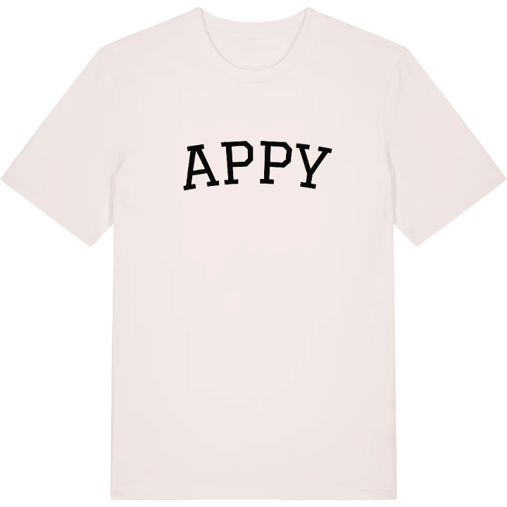Appy böjd t-shirt – t-shirt från PinShirt