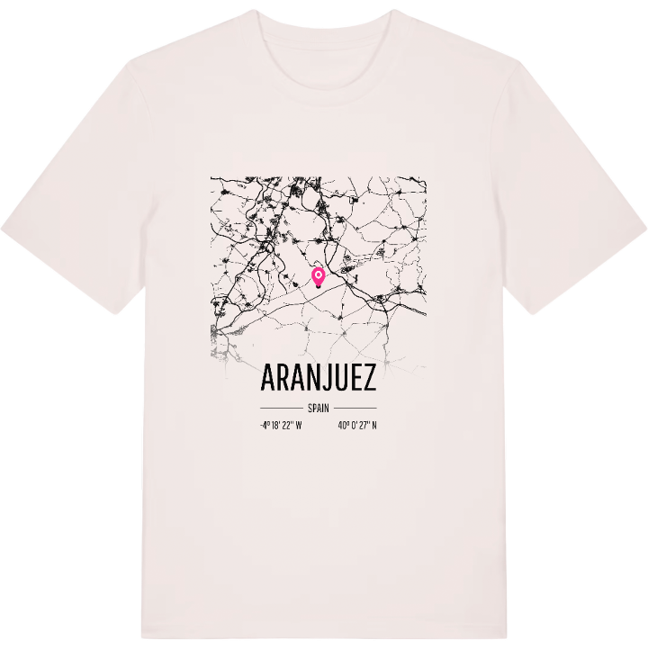 Aranjuez karta t-shirt – t-shirt från PinShirt