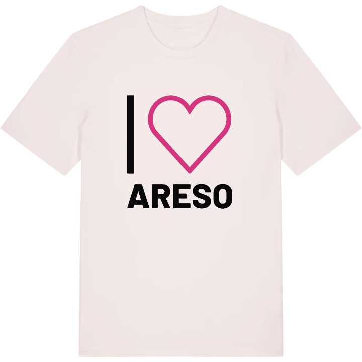 Jag älskar Areso t-shirt stort tryck – t-shirt från PinShirt