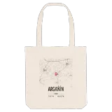 Argañín karta tygkasse