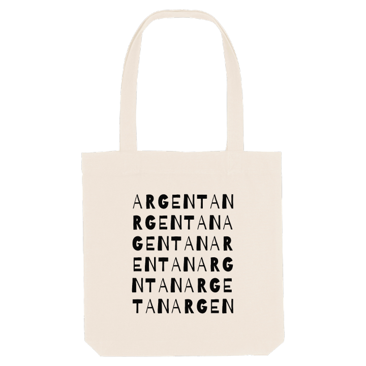 Argentan ordlek tygkasse – tygkasse från PinShirt