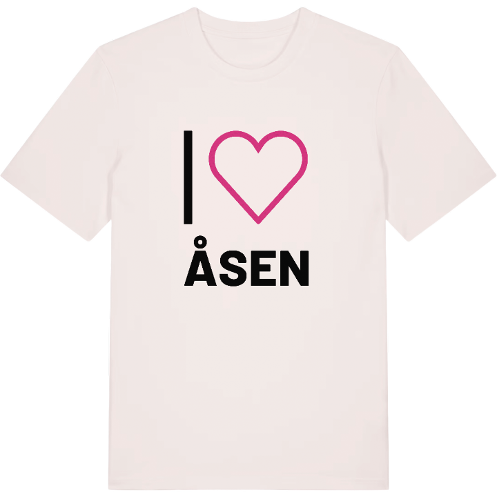 Jag älskar Åsen t-shirt stort tryck – t-shirt från PinShirt