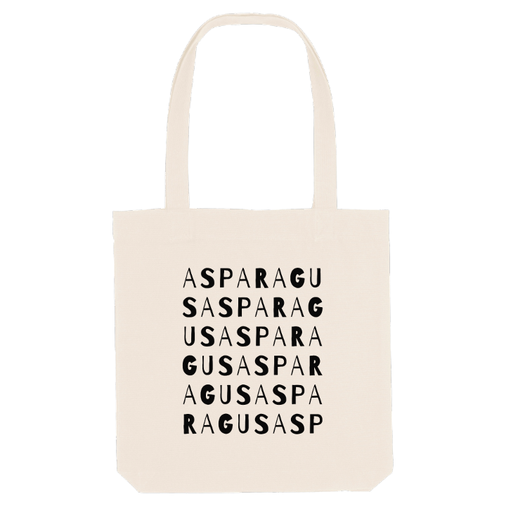 Asparagus ordlek tygkasse – tygkasse från PinShirt