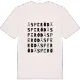 Äsperöd ordlek t-shirt