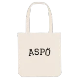 Aspö böjd tygkasse