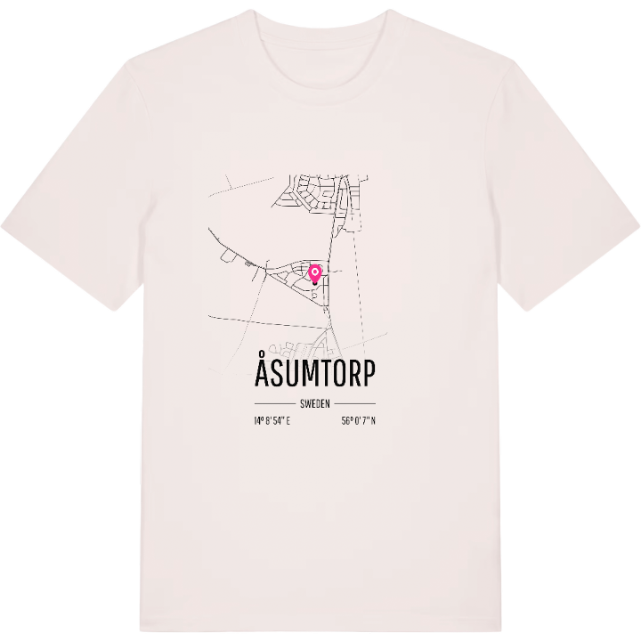 Åsumtorp karta t-shirt – t-shirt från PinShirt