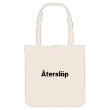 Återslöp fetstil tygkasse