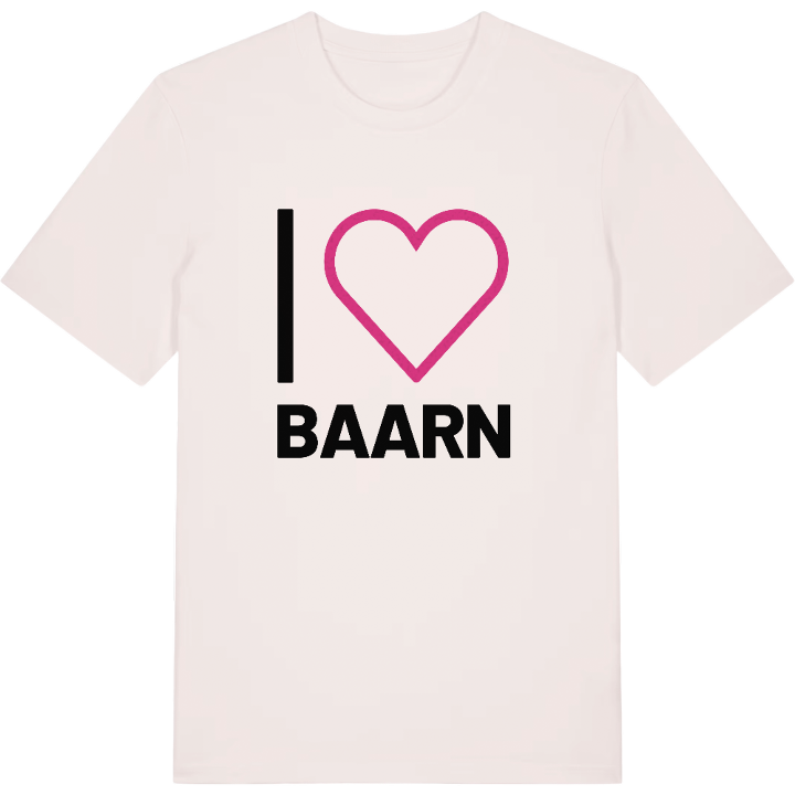 Jag älskar Baarn t-shirt stort tryck – t-shirt från PinShirt