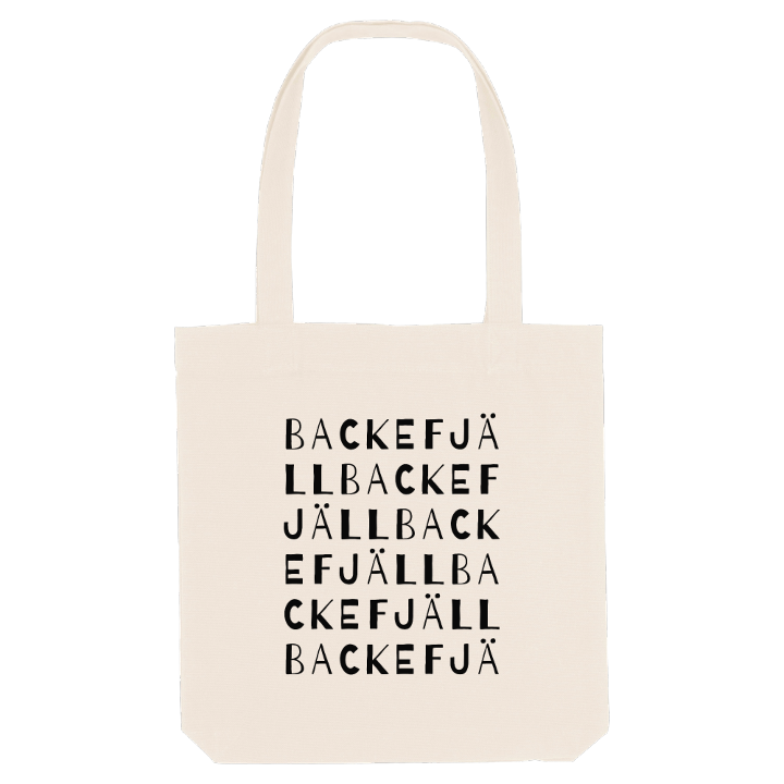 Backefjäll ordlek tygkasse – tygkasse från PinShirt