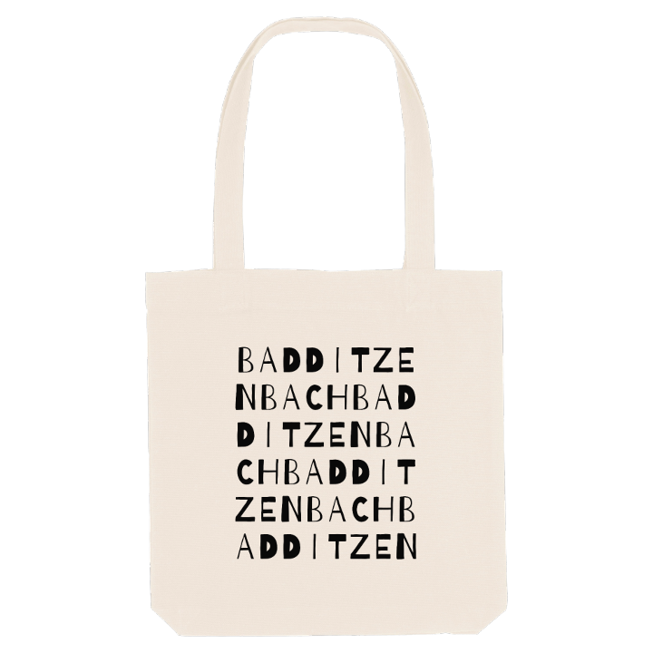 Bad Ditzenbach ordlek tygkasse – tygkasse från PinShirt