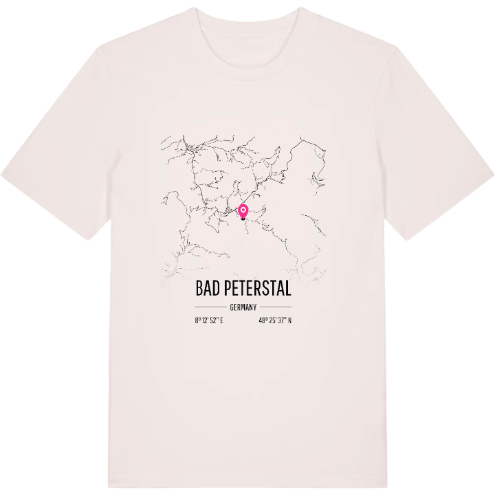 Bad Peterstal karta t-shirt – t-shirt från PinShirt