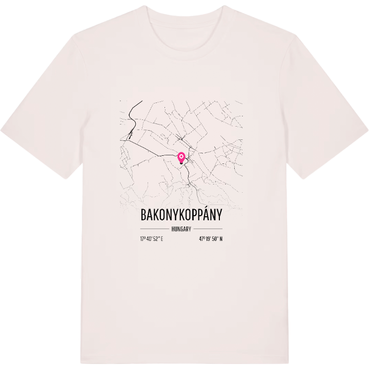 Bakonykoppány karta t-shirt – t-shirt från PinShirt