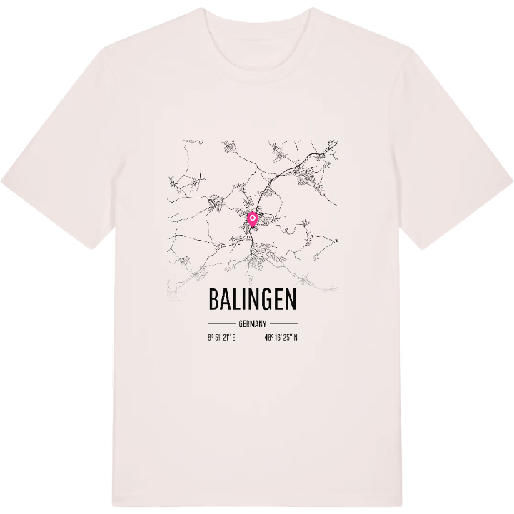 Balingen karta t-shirt – t-shirt från PinShirt