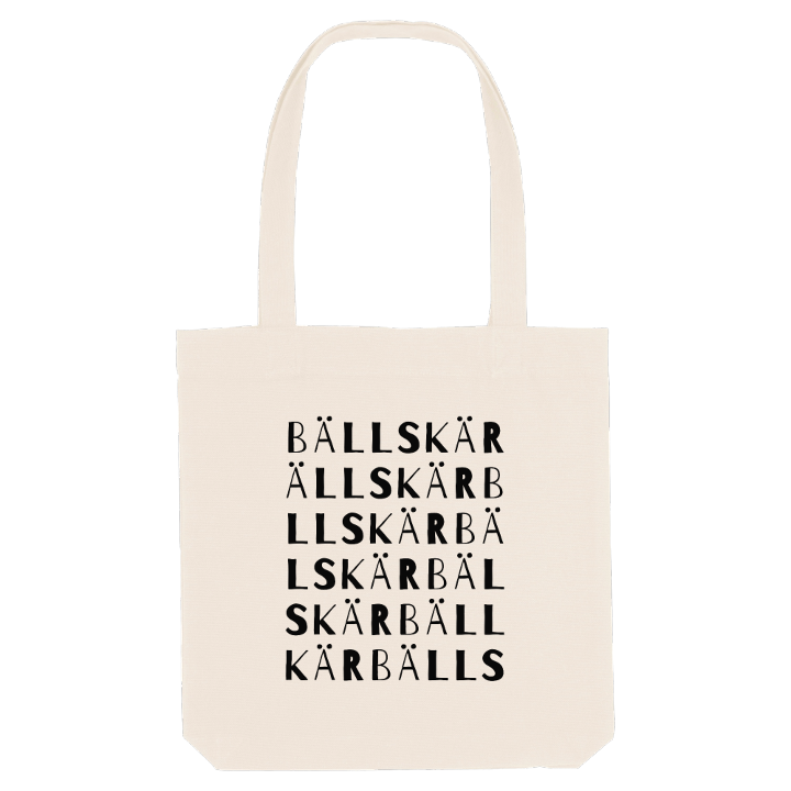 Bällskär ordlek tygkasse – tygkasse från PinShirt