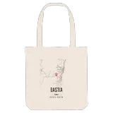 Bastia karta tygkasse