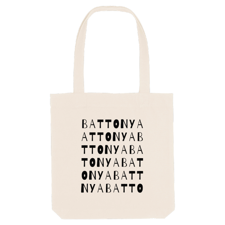 Battonya ordlek tygkasse – tygkasse från PinShirt