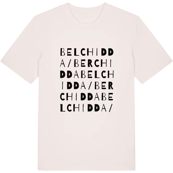 Belchidda/Berchidda ordlek t-shirt – t-shirt från PinShirt
