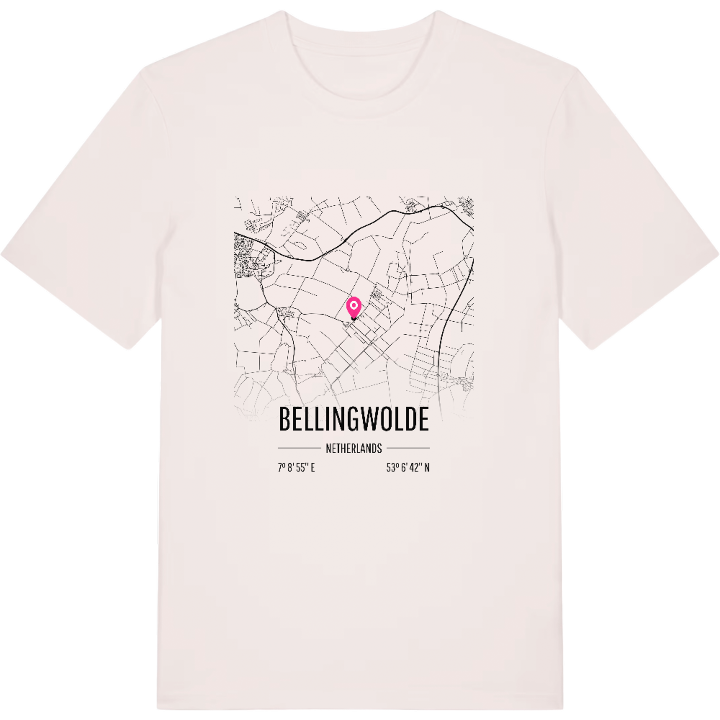 Bellingwolde karta t-shirt – t-shirt från PinShirt
