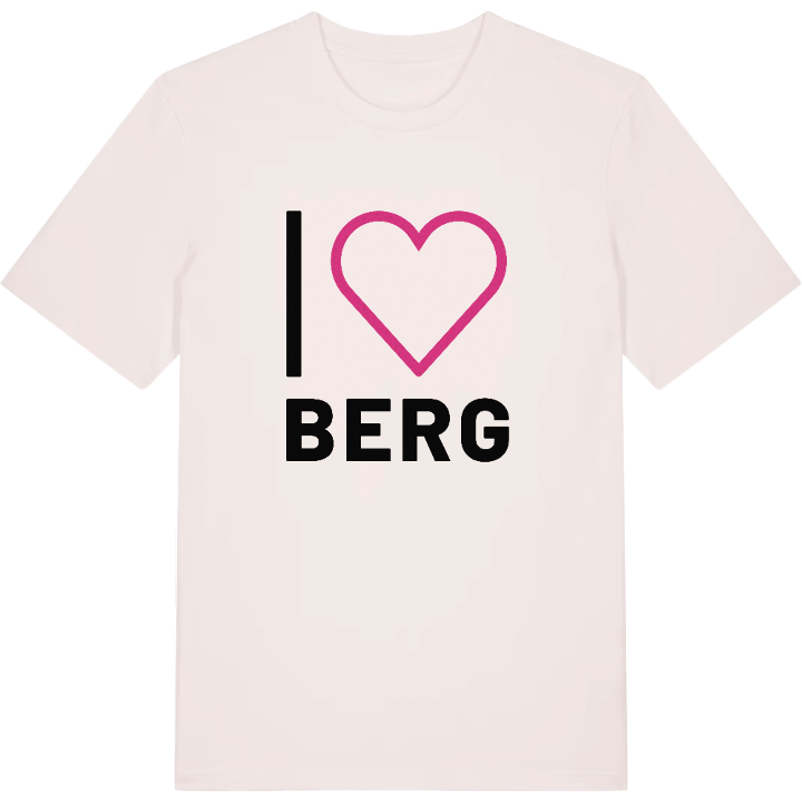 Jag älskar Berg t-shirt stort tryck – t-shirt från PinShirt
