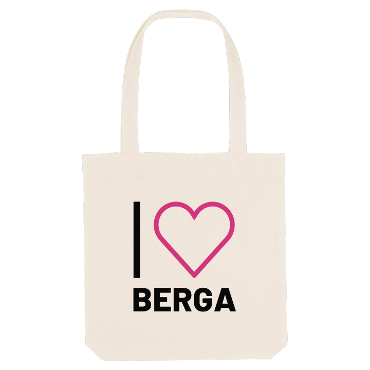 Jag älskar Berga tygkasse stort tryck – tygkasse från PinShirt