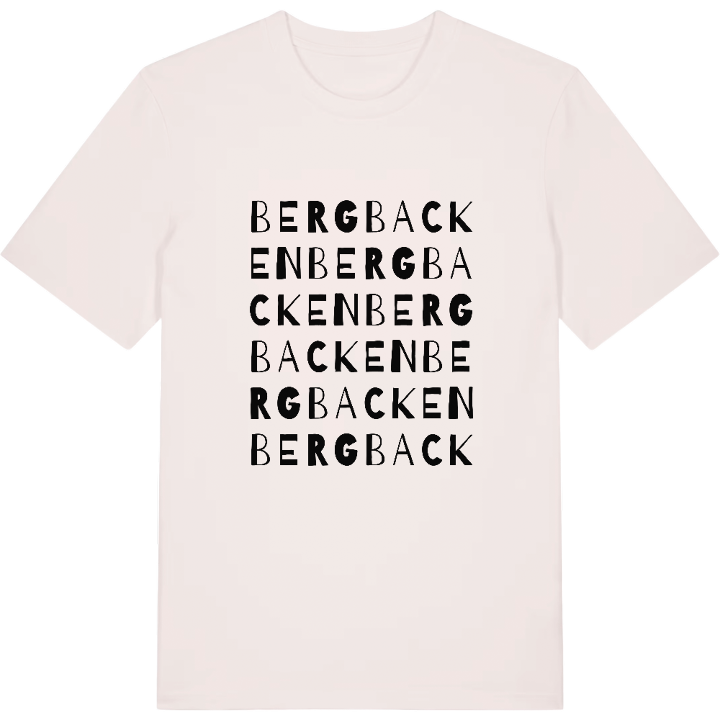 Bergbacken ordlek t-shirt – t-shirt från PinShirt