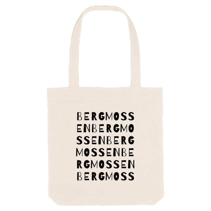 Bergmossen ordlek tygkasse – tygkasse från PinShirt