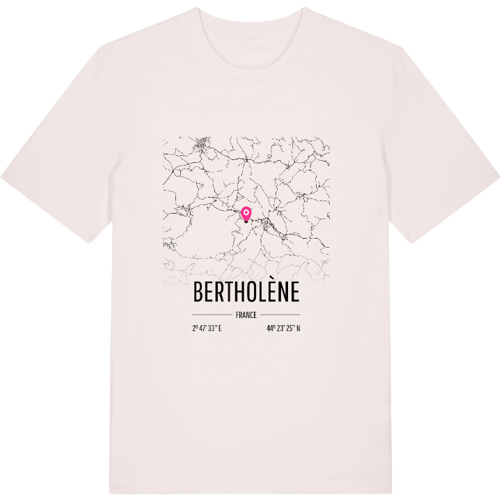Bertholène karta t-shirt – t-shirt från PinShirt