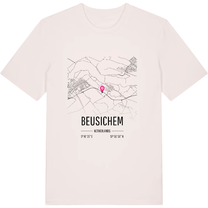Beusichem karta t-shirt – t-shirt från PinShirt