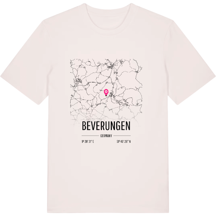 Beverungen karta t-shirt – t-shirt från PinShirt