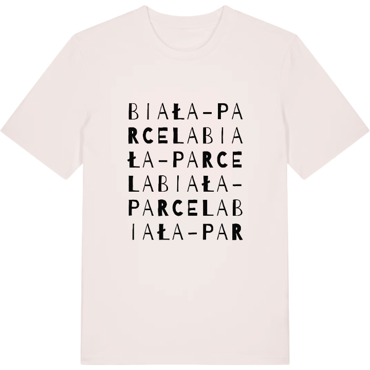 Biała-Parcela ordlek t-shirt – t-shirt från PinShirt