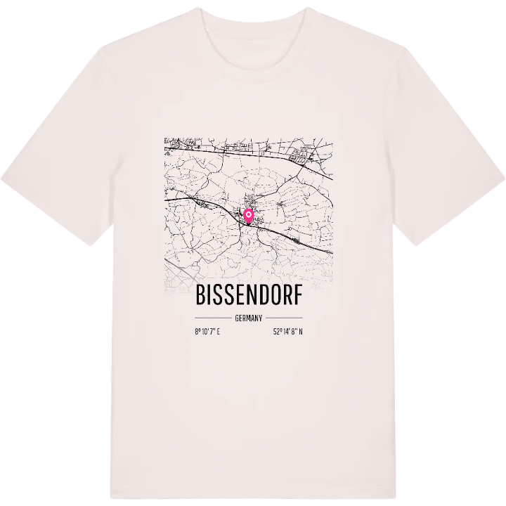 Bissendorf karta t-shirt – t-shirt från PinShirt