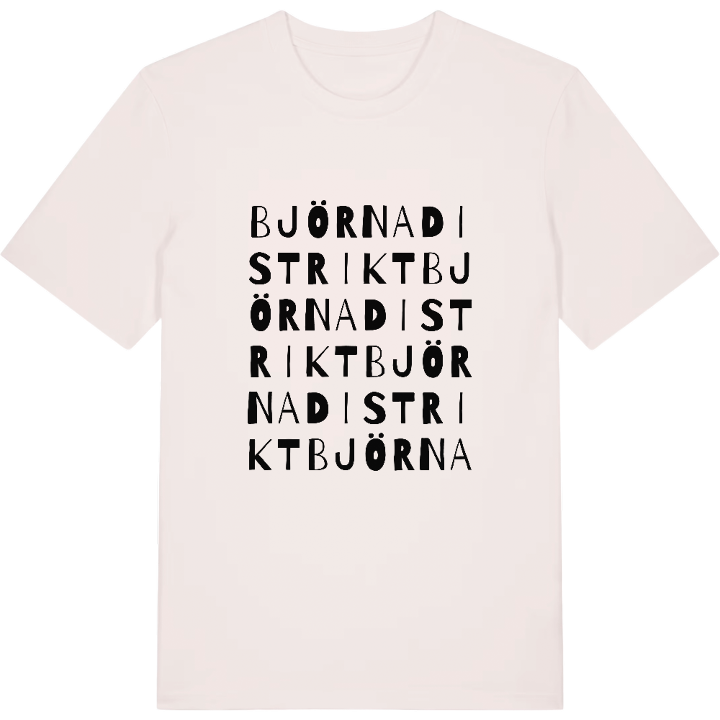 Björna distrikt ordlek t-shirt – t-shirt från PinShirt