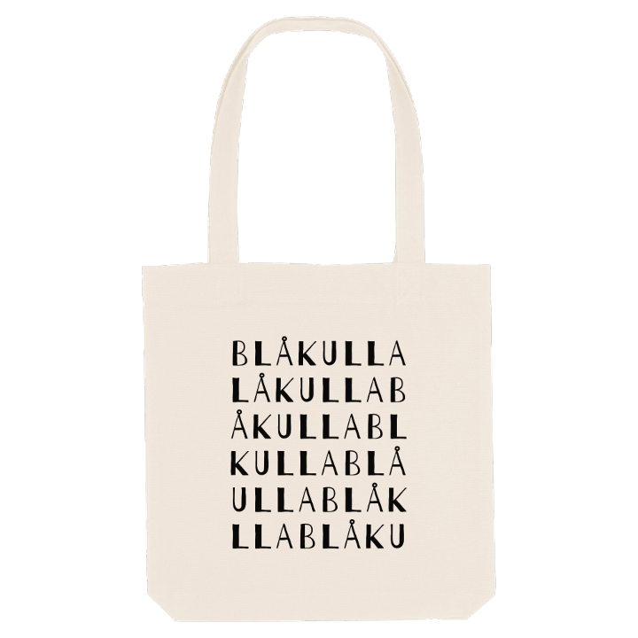 Blåkulla ordlek tygkasse – tygkasse från PinShirt