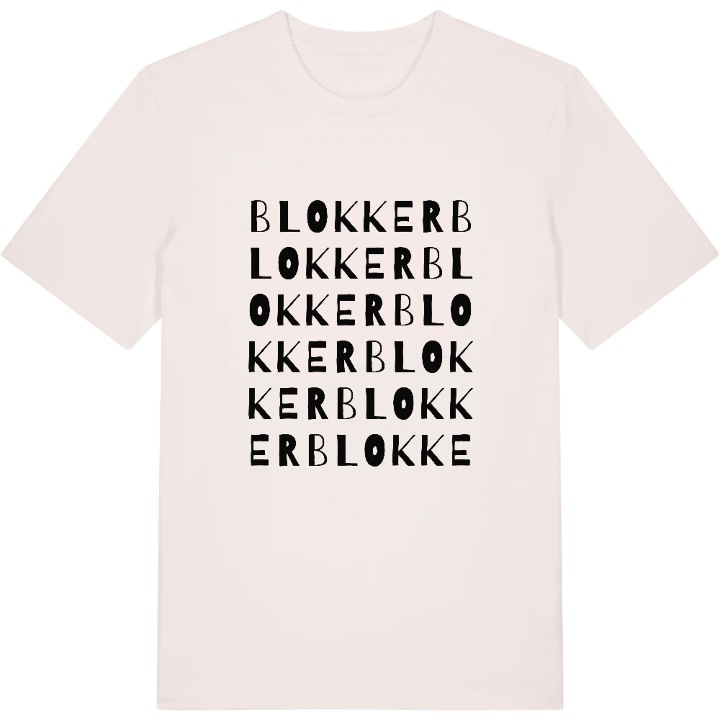 Blokker ordlek t-shirt – t-shirt från PinShirt