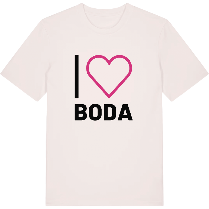 Jag älskar Boda t-shirt stort tryck – t-shirt från PinShirt